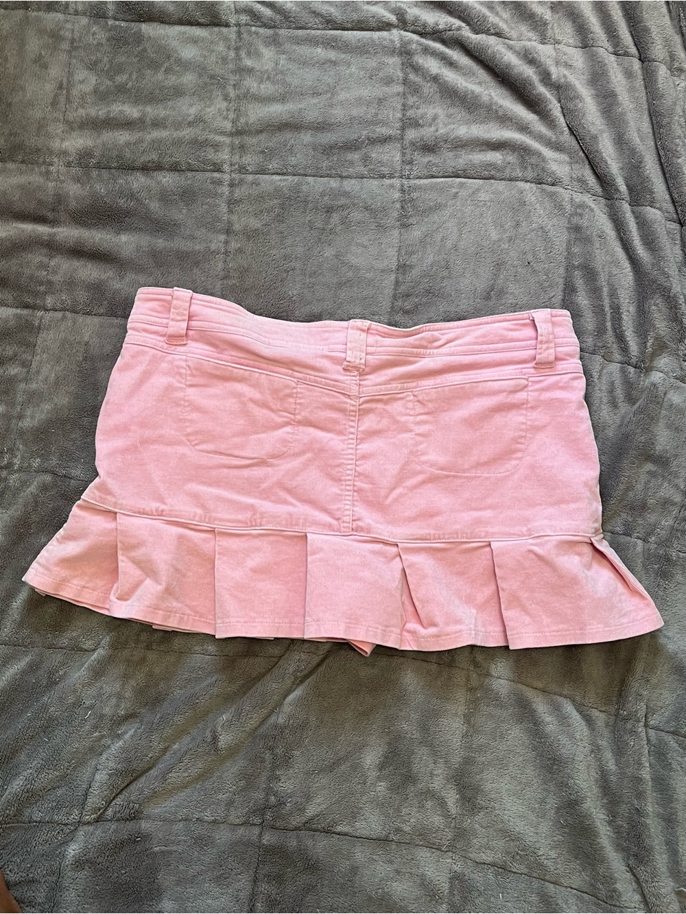 Vintage Pink Corduroy Mini Skort - Picture 3 of 3
